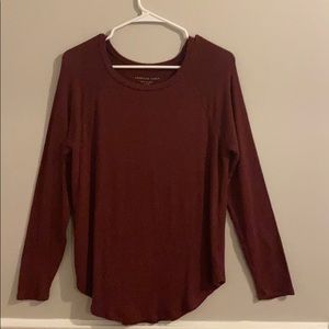 Burgundy American Eagle Sweater